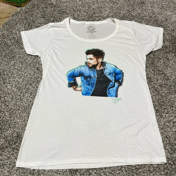 Thomas Rhett Concert Tour Shirt Size 2xl Home Team 2017 White-light Weight - Picture 1 of 6